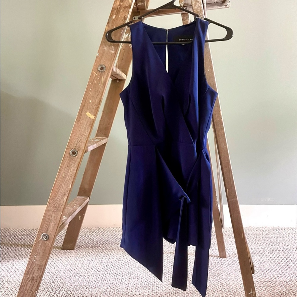 XS Navy Romper | Adelyn Rae